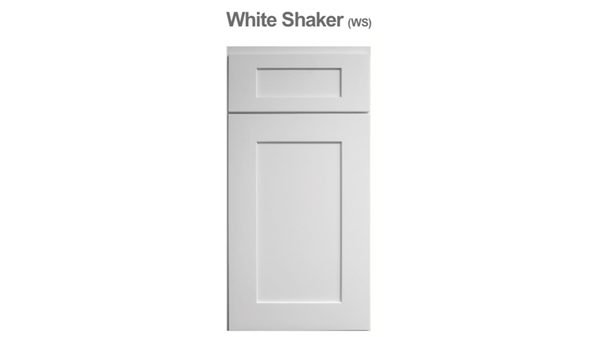 White Shaker 24" Base Cabinet - Image 2